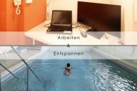 Workation Studio im Schwarzwald - ruhig mit Balkon & Pool - Bed and Breakfast Baiersbronn