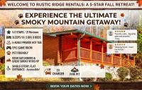 Bear Creek Lodge Single-Story EV Fire Pit Game Room Hot Tub 1-Acre Lot - B&B Gatlinburg
