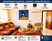 Plage, centre-ville et commerces à pied, Appartement cosy tout confort avec Wi-Fi haut débit, Netflix et climatisation - Chambres d'hôtes El Jadida