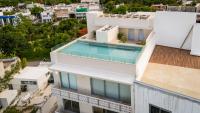 Ideal con rooftop con alberca en la entrada de Zona Hotelera - Chambres d'hôtes Cancún