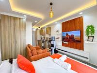 Stylish suite with skyline views & rooftop Gym - B&B Nairobi