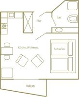 Ferienwohnung Haus Jahreszeiten 11 - Chambres d'hôtes Ostseebad Binz