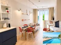 Apartament Wysoki Poziom Mielno z basenem i klimatyzacją w Art Lake dwa pokoje aneks łazienka balkon - Ferienwohnung Mielno