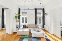 Free garage, balcony, bright 3BR, AC, pets welcome - FRK13 - Ferienwohnung Budapest
