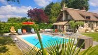Maison Normande, Piscine chauffée, à quelques minutes de la mer et de Deauville, Houlgate, Cabourg - Chambres d'hôtes Annebault