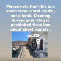 Port Mansion Studio 2 Hydra - first floor not a hotel - no cl eaning while guests inside - Ferienwohnung Ýdra