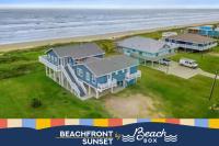 Classic beachfront home with panoramic ocean views and multiple decks - B&B Galveston