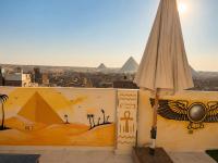 Pyramids View Rooftop Apartment - Ferienwohnung Kafr Ghaţāţī