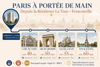 La Tour - Tout confort - Hypercentre - Balcon #SirDest - Bed and Breakfast Franconville