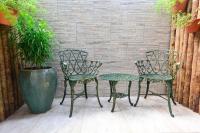 Deluxe Tweepersoonskamer met 1 of 2 Bedden, een Balkon en Uitzicht op de Tuin