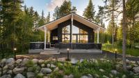 Norvamaja with a lake view, sauna and jacuzzi - B&B Rovaniemi