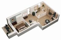 JOBOSTAYS - LUMA2 Modernes Neubau-Apartment in Bad Zwischenahn mit Terrasse und kostenlosem Parkplatz - Chambres d'hôtes Bad Zwischenahn
