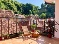Castle view Terrace AC apartment - B&B Lubiana