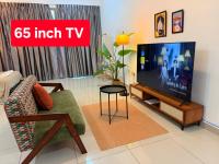 NO DEPO 65 Inch TV Palazio Mount Austin JB Netflix - Bed and Breakfast Johor Bahru