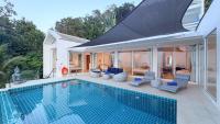 Villa Azula Sunset Seaview Hillside Modern Boho-Style Living - Bed and Breakfast Ko Samui