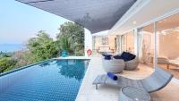 Villa Azula Sunset Seaview Hillside Modern Boho-Style Living - Bed and Breakfast Ko Samui