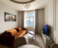 Charming Smiltyne Kurhaus apartment with a view to lagoon - B&B Klaipėda