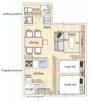 18 min to Nagoya 3 Beds 5 Guests Quiet - B&B Nagoya