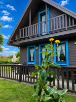 Błękitne okiennice - Dom 6-osobowy ogród, las i jezioro, Warmia Mazury - Bed and Breakfast Gietrzwałd