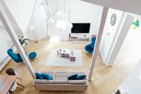 Luxury 143m2 2-Bedroom Penthouse Loft with AC & Elevator - Brīvības Street, Central Riga - B&B Riga