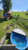 Domek w Bałyzach z balią - prywatna Oaza w Pieniach - Chambres d'hôtes Kacwin