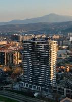 Luxury Panoramic Apartment Free Parking Fireplace - Bed and Breakfast Skopje