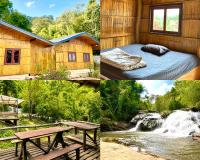 Sunny Jungle Waterfall Retreat - B&B Ban Mae Sapok Nuea