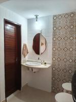 Paraíso na Barra Casa 3Qts Poucos Passos da Praia - B&B Barra de São Miguel