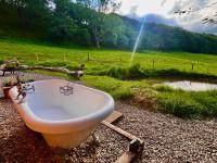 The Shepherd's Retreat Luxury Secluded and private Cosy Hut Outdoor Bath with Firepit Scarborough - Chambres d'hôtes Scarborough