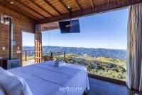 Hermosa cabaña con jacuzzi y vista increíble VST004 - B&B São Paulo dos Pinhais