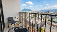 Colonia17 Apartment 2 Bedroom, Balcony, Gym & Parking - B&B Monterrey