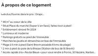 Hyper Centre - Draps Inclus - Fibré - Parking - Local Vélos - Jusqu'à 6 personnes - Chambres d'hôtes Saint-Brevin-les-Pins