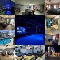 3 Bedroom Villa with Poolside Cinema and Games Room Close to theme Parks sleeps 6 - B&B Orlando