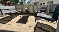 Klinik & Kurpark Parkplatz Barrierefreies Apartment Boxspringbett - B&B Bad Oeynhausen