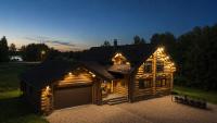 Private lakeside holiday house with fireplace, sauna, hot tub - Ezernams Dzintars - Chambres d'hôtes Valdemārpils