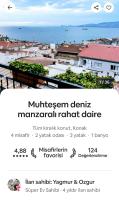 Pleasant apartment with amazing sea view - Ferienwohnung Çankaya
