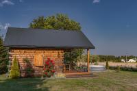 Dom pod Dębami - drewniany domek z basenem, kominkiem i ogrodem - B&B Czerce