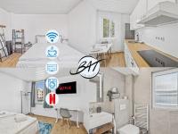 BAT Home Solutions Trier - alles was ein Hotel nicht bietet - Apartments mit Blick in privaten hist Innenhof oder Saarstraße - 5 Min zur Altstadt, direkt am Südbahnhof - 2 Wohnungen für 2-3 PAX - bis zu 5 Personen - mit weiterer Wohnung bis zu 9 Personen - B&B Treviri