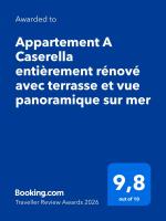 Appartement A Caserella entièrement rénové avec terrasse et vue panoramique sur mer - Chambres d'hôtes Valle-di-Campoloro