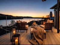 Luxury "Villa Bergen" Private Pool, Gym, Sauna, Hot Tub, 10 Minutes from City Centre - B&B Bergen