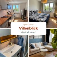 NEU StayinDresden-de Apartment Villenblick mit Kingsize-Bett - Ferienwohnung Dresden