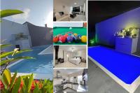 Aréa gourmet, Sinuca, Piscina, Petfriendly, 3 suite - Bed and Breakfast Peruíbe