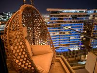 Spectacular Sea View - 18th Floor, Near TGV Train Station & Beach - B&B Tangier