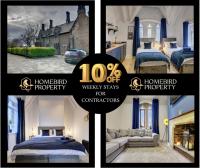 Large 6BDR House By Homebird Property Management Short Lets & Serviced Accommodation Leeds With Secured Parking & Garden Area - Bed and Breakfast Leeds