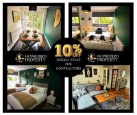 2 Large Bedroom House By Homebird Property Management Short Lets & Serviced Accommodation Leeds With Private Parking & Garden - Ferienwohnung Leeds
