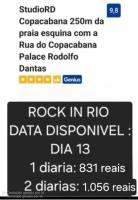 StudioRD Copacabana 250m da praia esquina com a Rua do Copacabana Palace Rodolfo Dantas - B&B Rio de Janeiro