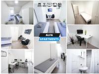 ALFA 2 Zimmer Apartment Stuttgart 2BR TV WIFI WM nahe Daimler l WIFI & SmartTV I 2 Rooms l Bathroom I Kitchen - Chambres d'hôtes Stuttgart