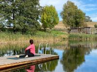 Großzügige FeWo mit Sauna, Kamin, XL-Tafel für Gruppen - Ferienwohnung Großharthau