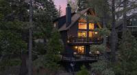 Glimmer Chalet Treetop A-frame cabin lake view - B&B Lake Arrowhead