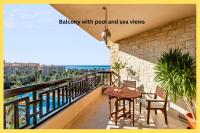 Sea Breeze, Sea View, Large Balcony, Beach und Pool - Ferienwohnung Hurghada